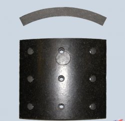 Накладка тормозная 180 мм (ТИИР, сверл.)