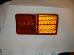 Фонарь габаритный боковой 12/24B LED